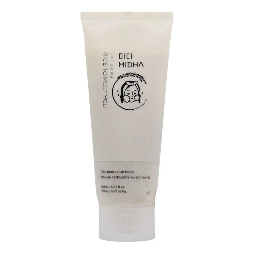 MIDHA Rice To Meet You Rice Brand Scrub Foam 150 ml / 5.07oz